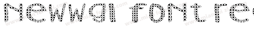 NewWGL4Font Regular字体转换